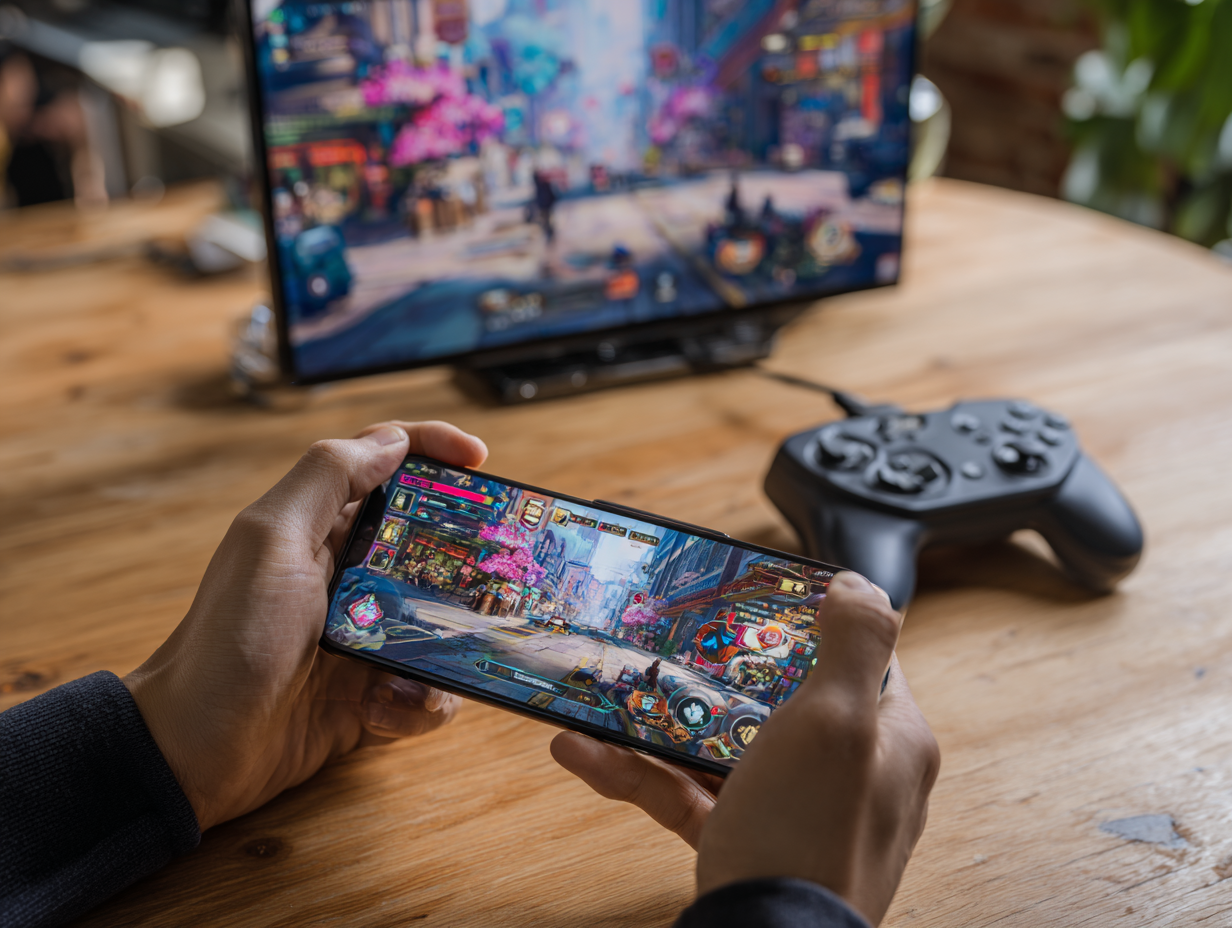 Interactive media background